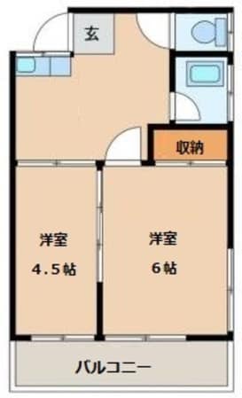 コーポMYの物件間取画像